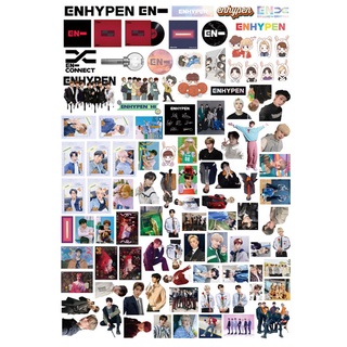Hot + 105 pzas/set De Álbum De Fotos ENHYPEN adhesivo Para equipaje Laptop Laptop stickers De colección De fans (8)