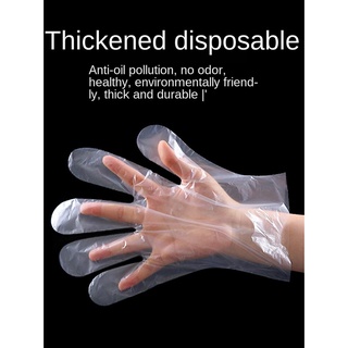 Envío rápido hogar cocina engrosada de plástico desechable guantes de higienepefilm Catering langosta comida horneada transparente