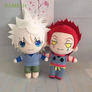 RAMESH Collections Gifts Plush Doll 20cm Stuffed Toys Hunter X Hunter Hyskoa Anime Gon Freecss Kids Gift Pillow Cosplay Killua