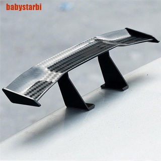 [babystarbi] Hot Universal Mini Spoiler Car Rear Tail Decoration Spoiler Wing Carbon Fiber