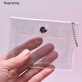 Mini billetera Transparente impermeable para mujer con brillo Br (2)