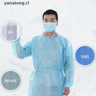 【buna1】 Disposable Medical Laboratory Isolation Cover Gown Surgical Clothes Uniform [CL]