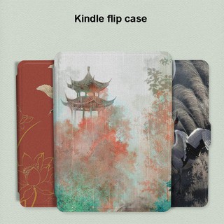 Alta Calidad Kindle voyage PaperWhite 1/2/3 4 A Prueba De Golpes Cubierta Protectora Inteligente e-book Cuero flip case