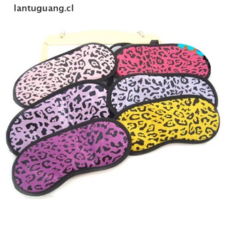 lantuguang: máscara de viaje para dormir, diseño de ojos, venda de ojos, diseño de leopardo, regalo novedoso [cl] (1)