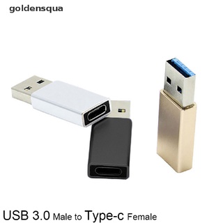[goldensqua] USB 3.0 Male to Type-c Female Converter USB-C OTG Cable Adapter .