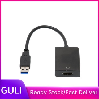 Guli USB a Video Cable adaptador HD 1080P para PC portátil Universal