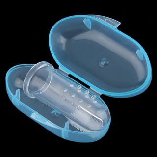 Cepillo De silicona suave masajeador De silicona Para bebés/cepillo De dientes (8)