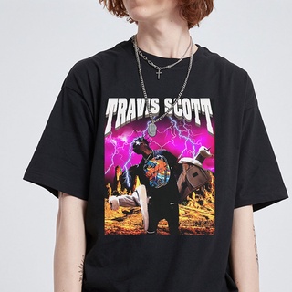 Nueva Llegada Hip Hop Diseño Algodón Travis Scotts-Rapero Camiseta Letra Impresión Camisetas Tops
