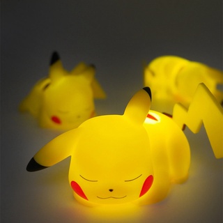 Pokemon Pikachu Pequeña Luz De Noche Juguetes Aficiones Anime Figura De Acción Modelo Lámpara Niños Regalo