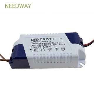 NEEDWAY AC85-265V Lámpara Controlador DC AC Transformador De Iluminación LED Adaptador De 1W-24W DIY Panel De Luz 240-300mA Luces Fuente De Alimentación