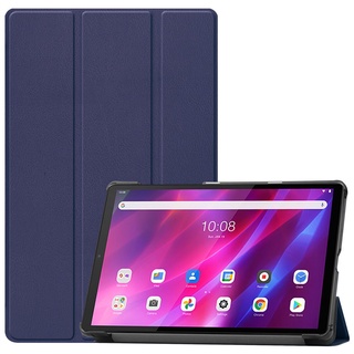 Para Lenovo Tab K10 pulgadas TB-X6C6 2021 tablet caso Tri plegable magnético duro PC Shell cubierta con Auto Sleep/ Wake+película+pluma