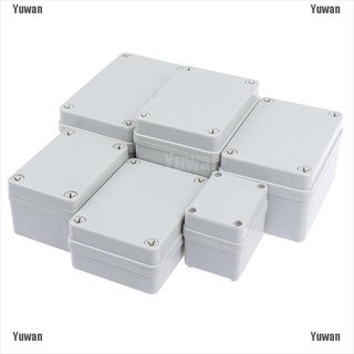 <yuwan> caja de conexiones impermeable de plástico abs impermeable ip67 blanco