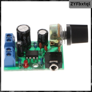 lm386 mini amplificador de potencia de audio placa dc 3v~12v módulo ajustable volumen