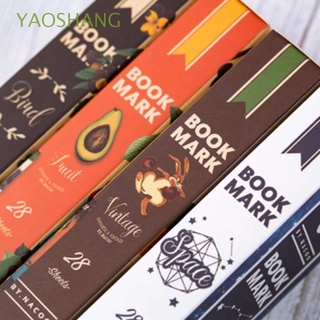 Yaoshang Marcador De libros retro con dibujo De Fruta/animales Para papelería/tarjetas Vintage