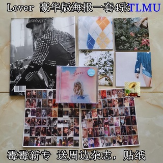 Nuevo Premium Taylor Swift Lover Deluxe Edition 4 pósters + revista CD álbum caso sellado GR01