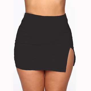 mujer moda falda corta muslo split mini falda corta grande butt club noche color falda corta (3)