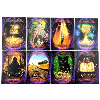 Huwai Tarot/versión 48 cartas De Oráculo/en inglés/tarjetas/juego De mesa/fiesta (9)