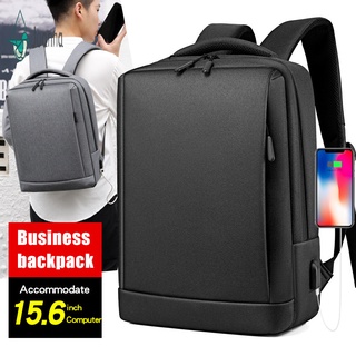 [JA] Mochila de negocios hombres multifunción interfaz USB impermeable bolsa portátil bolsa