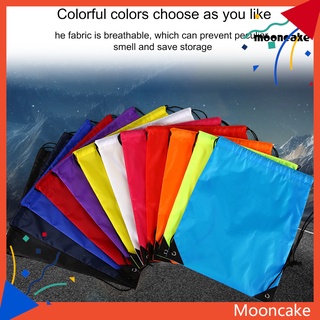 Mooncake plegable multifuncional de doble hombro trenzado cordón mochila bolsa para deportes