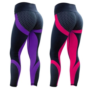Leggings De Yoga para mujer/Fitness/Cintura Alta/pantalones elásticos elásticos