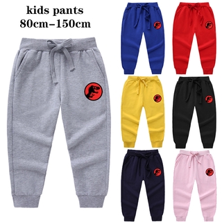 Jurásico parque pantalones niños pantalones 100% algodón impreso pantalones ropa niño moda pantalones de chándal