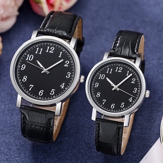 Relojes Pareja Moda Casual Reloj De Cuarzo Con Pulsera De Cuero Relojes De Mujer Relojes De Hombre (1)