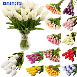 {kattem} ramo Falso De tulipanes artificiales con Toque Real Para decoración De fiesta/boda/hogar (1)