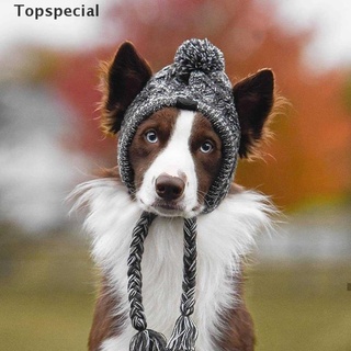 [Topspecial] sombrero de perro de invierno 2021 francés bulldog al aire libre perro cálido y a prueba de viento sombrero de mascota. (8)