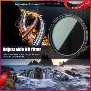 （berlin） FOTGA Fader ND Filter ND2-ND400 Variable Neutral Density Lens Filter Black