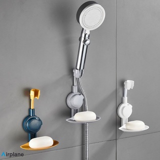 Non perforated shower support suction cup shower fixed base multifunctional soap box shower two in one shower accessories AI