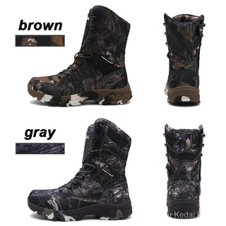 39-47 hombres zapatos de camuflaje militar botas del ejército impermeable botas tácticas XV6d (6)