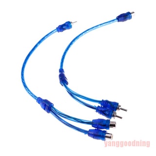 1 pza Conector De cable Rca hembra a Macho De audio Estéreo Y