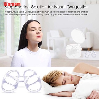 [waroom] 4 unids/caja anti ronquidos dilatadores nasales solución anti ronquidos nariz clip congestión