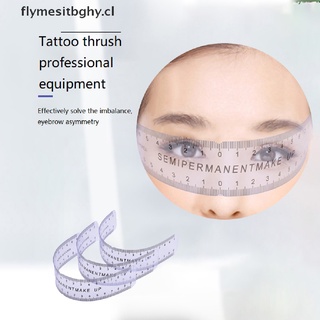 【flymesitbghy】 Reusable Makeup Brow Measure Eyebrow Guide Ruler Permanent Tools [CL] (8)