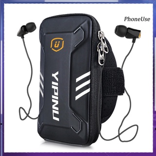 pu-universal soporte de teléfono celular con cremallera bolsa de deportes al aire libre running brazo banda caso