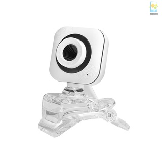 Portátil HD Webcam 480P 0.3MP 30fps cámara con Clip de montaje transparente micrófono incorporado portátil PC de escritorio ordenador Web cámara de vídeo USB Plug & Play
