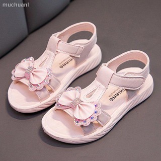 Sandalias de niña 2021 nuevos zapatos de princesa con lentejuelas para niñas zapatos de playa de suela suave para cri