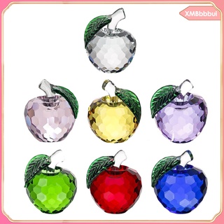 [xmbbbbui] White Handcrafted Crystal Apples Paperweight Valentine\\\'s Day Gift (5)