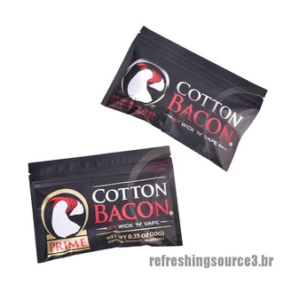 (Ref3) cigarrillo electrónico de Bacon 2x 100% algodón versión dorada Apto Para Rda Rta Atomizador (1)