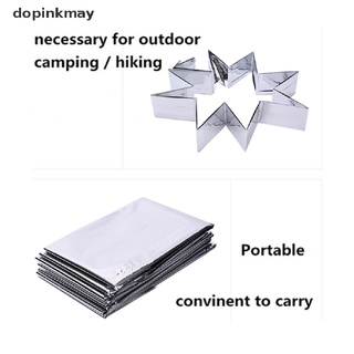 dopinkmay - manta térmica para acampar al aire libre, primeros auxilios, supervivencia, rescate de emergencia