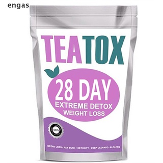 engas 28 días de pérdida de peso té detox adelgazar teatox quema de grasa limpiar la pérdida de peso corporal.