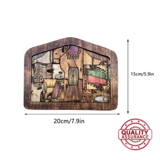 Wooden Nativity Puzzle Kids Adult Educational Toys L4O8