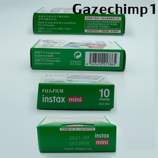 [gazechimp1] Mini Papel Fotográfico instantáneo 10 hojas Para Fujifilm Instax Mini 7s 8 25 90 (9)