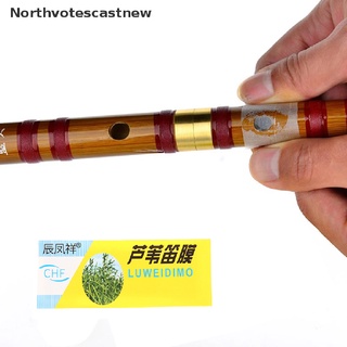 northvotescastnew 10pcs especial de flauta de bambú natural diafragma dizi y metal flauta membrana nvcn