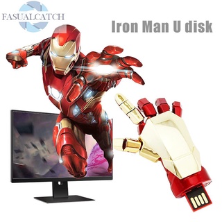 (MFC) Creative Iron Man mano USB 2.0 Flash Drive almacenamiento de memoria U Disk Pendrive (4)