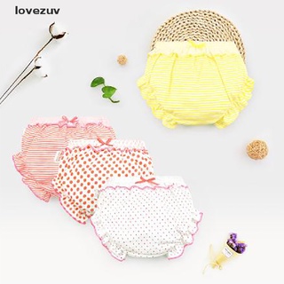 lovezuv 3 piezas/lote bebé ropa interior de algodón bragas niñas lindo calzoncillos verano pantalones cortos cl