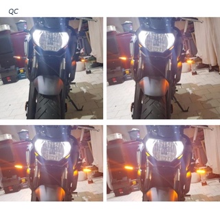 Qichepeijian 2 piezas luz Led Indicador intermitente intermitente-Pisca E11 incorporada Para señal De giro/Motocicleta