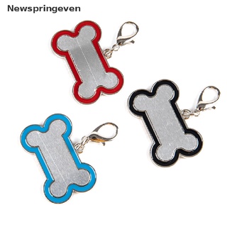 [nse] collar de perro tallado en forma de hueso de la marca de identificación de perro collar de hueso de runa para mascotas [newspringeven]