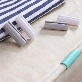 1pc clips de sábana de plástico antideslizante abrazadera edredón cubierta de la cama pinzas sujetadores soporte de colchón para sábanas hogar ropa peg (2)