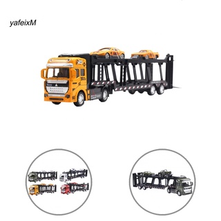 yafeixM Multicolor Modelo De Coche De Transporte De Vehículos De Aleación Camión De Aspecto Realista Para Adultos